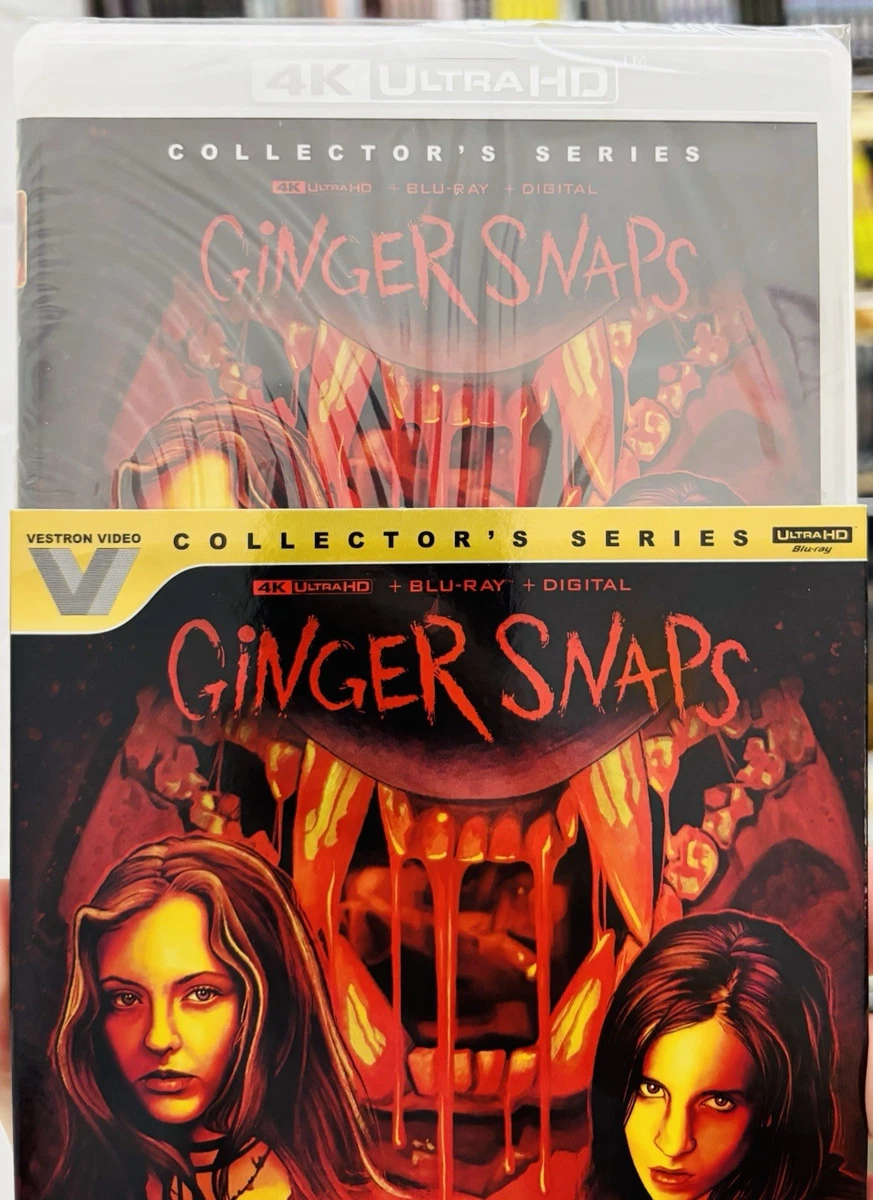 BRAND NEW Gingersnaps Vestron Video With Slipcover (4K Blu Ray + Blu Ray)