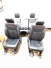 Jeep Jk Wrangler Rubicon 4 Door Black Leather Seat Set Front Rear 2011-17 016898