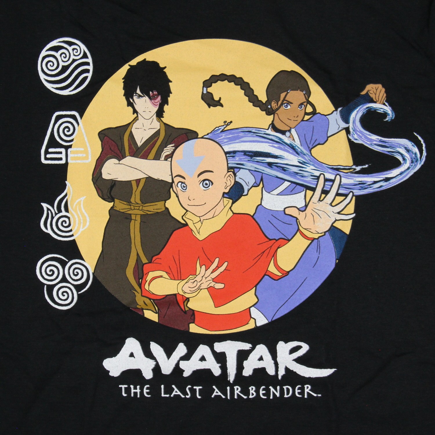 Men's Avatar The Last Airbender Adult  Short Sleeve T-shirt