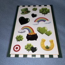 Target x Luck & Love Green Heart Saint Patrick&rsquo;s Day Stickers St. Patties Promo