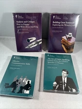 Great Courses NEW 4 Course combo on communication Write Home School DVD + book