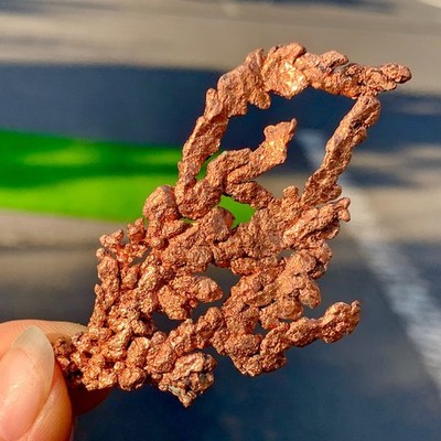 27G Rare!! iridescent Native Copper crystal mineral specimen