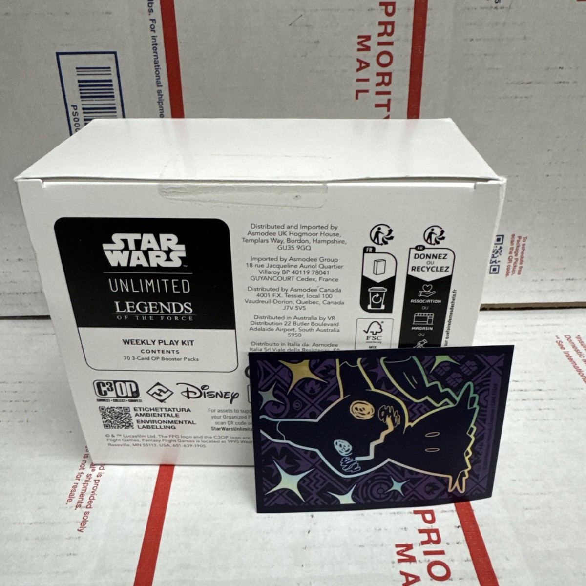 Star Wars Unlimited TCG Legends of The Force Weekly Play Kit