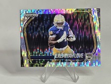 JEREMIYAH LOVE 2025 PANINI PRIZM BLACK NIL FOOTBALL SILVER PULSAR NIL #189 🔥📈