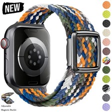 Magnetic Braided Nylon Band For Apple Watch Strap Ultra 3 Series SE3/7/8/9/10/11