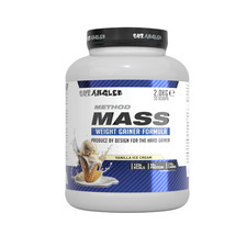 Method Mass Gainer High Calorie Protein Powder Out Angled 33 scoops 2kg Vanilla 14.00 per kilo