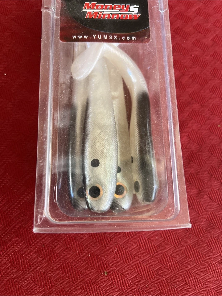 Yum Ymm5909 5" Dinero Minnow Perla/Negro Espalda Foto 2 de 4