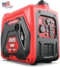 4500W Portable Inverter Generator Super Quiet Small Generator ECO Mode FREE SHIP