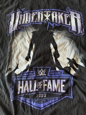 WWE Undertaker Shirt Mens Large Hall of Fame 2022 Wrestling Event Authentic