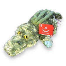 Aurora Alligator Crocodile Plush Fuzzy Green Stuffed Animal 11  Toy