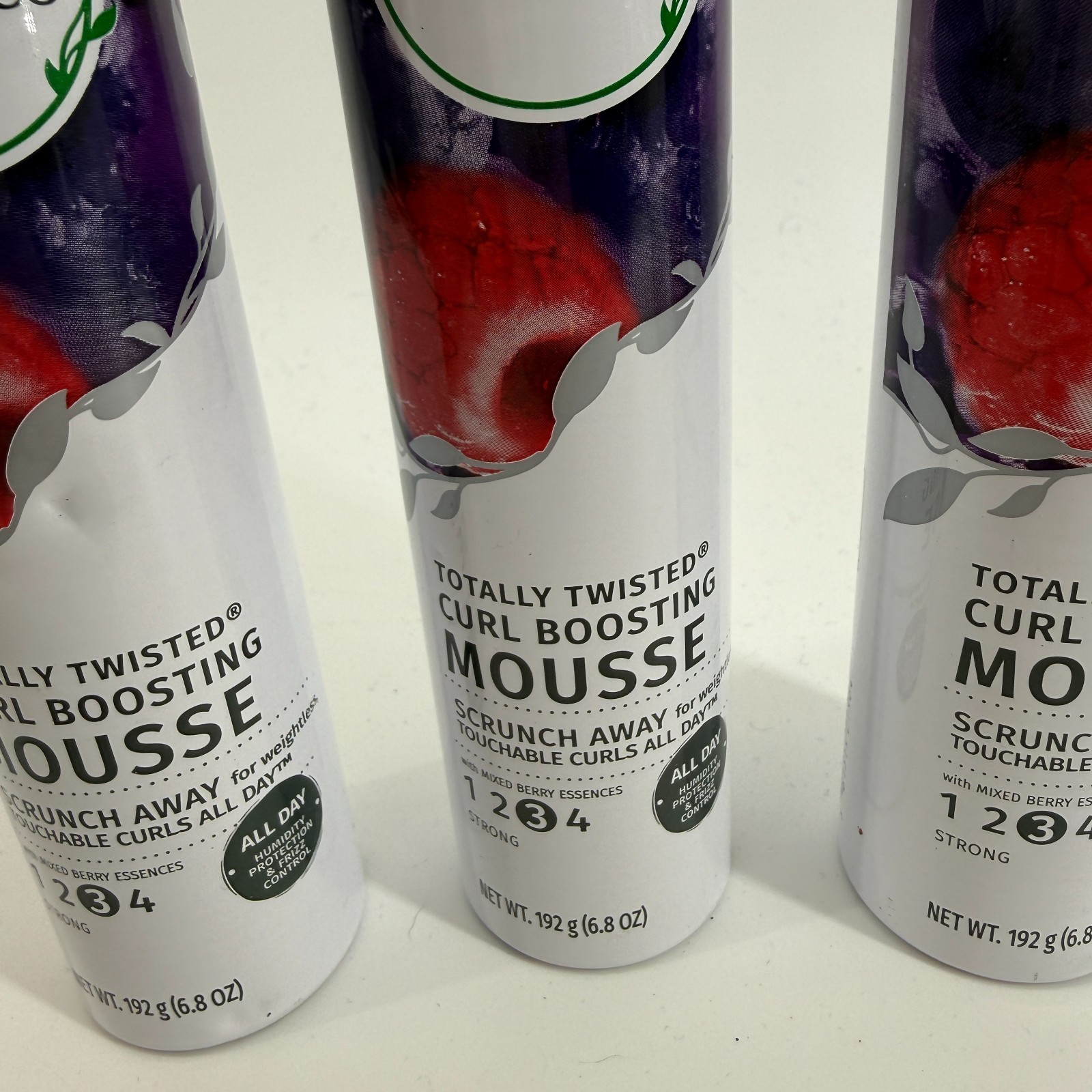 Herbal Essences 3 Bottles Totally Twisted Curl Boosting Mousse Scrunch Away