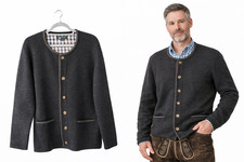 Herren Strickjacke Trachtenjacke 54 Wolle Alpenfeeling Oktoberfest Wiesn