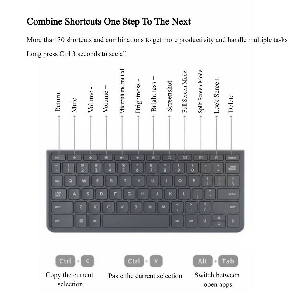 Original Lenovo Xiaoxin Pad11 Smart Keyboard KB336U For IdeaPad 11