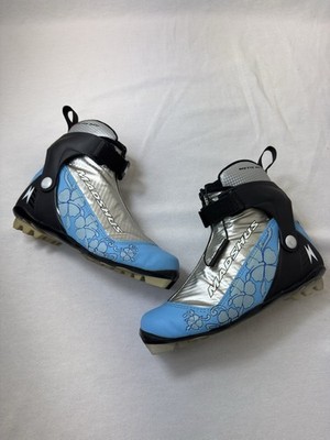 Madshus Ski Boots Cross Country Métis RPU Combi Womens Sz 39 /US 7 Light Blue