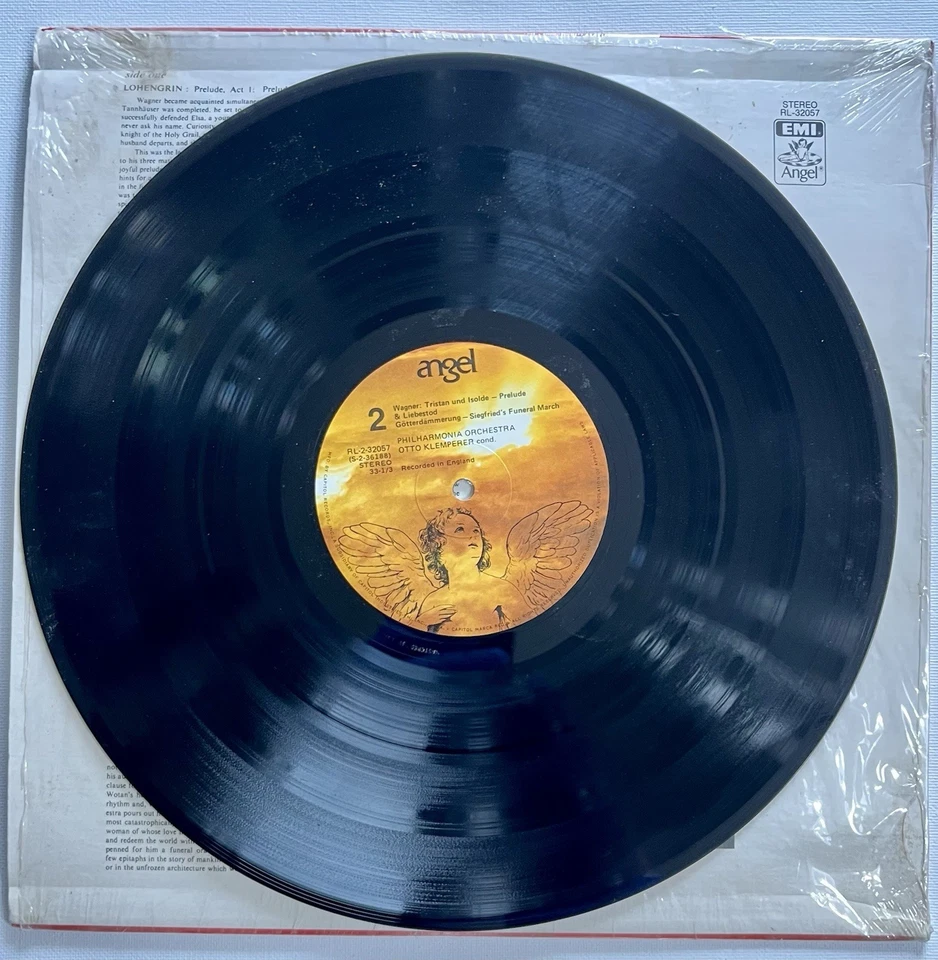 Otto Klemperer Conducts Wagner Album 2 Al-32057 Vinyl LP EMI Record Foto 4 de 4