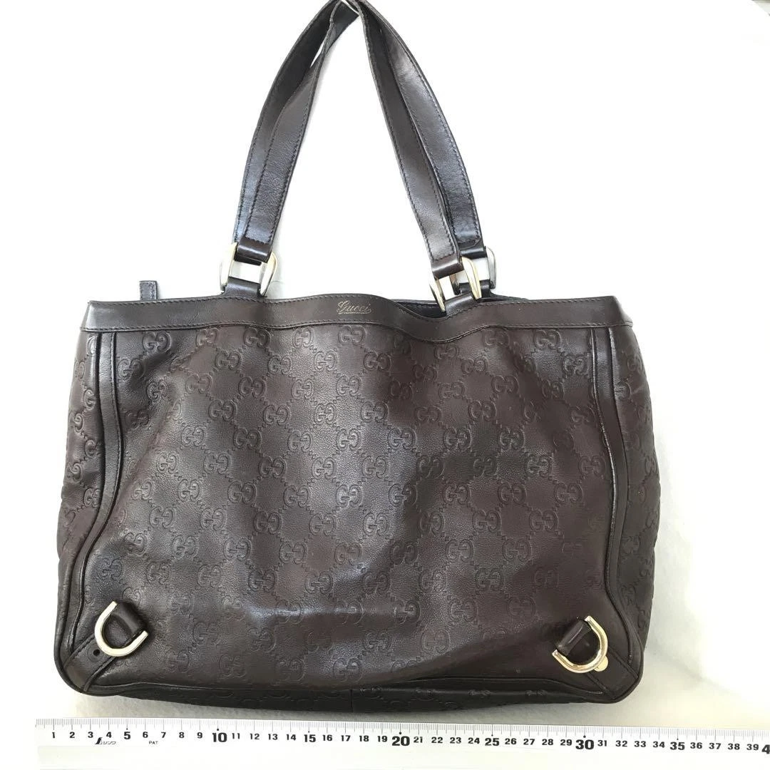 Gucci Guccissima sac à main en cuir fourre tout A4 sac à main créateur tous les jours luxe élégant