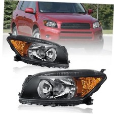 Pair Headlight Assembly Compatible with 2006 2007 2008 2006-2008 Toyota RAV4