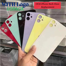 Back Glass replacement Big hole For iPhone11 12 13 14 15 16 XR XS Rear Cover Lot