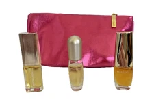 NEW Estee Lauder lot 3 Travel Size Pleasures/Beautiful/ White Linen Parfum Spray