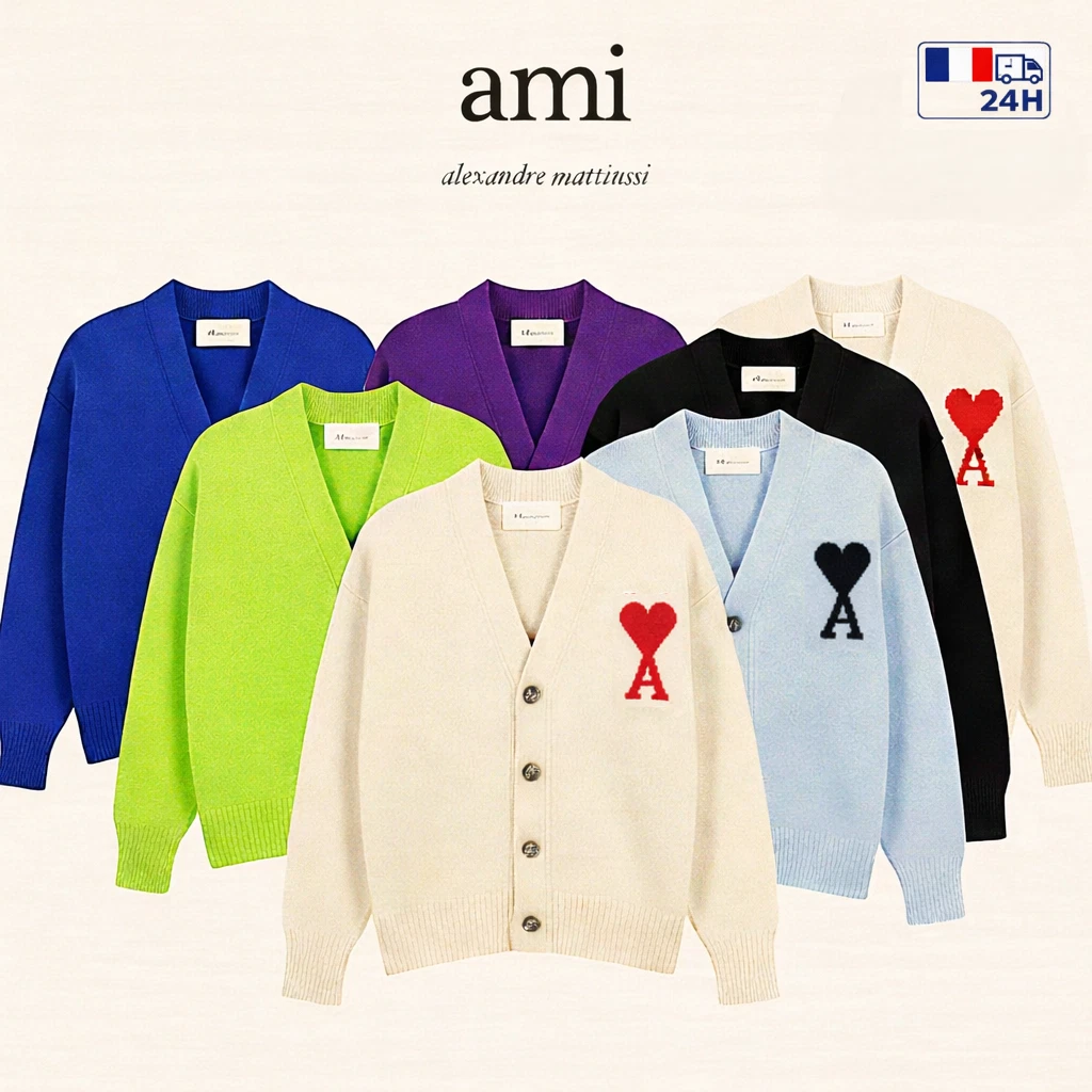 Cardigan DPM By Depeche Mode Femme Taille M - Violet, Maille épaisse, Manches 3/4 (Y2K Vintage)
