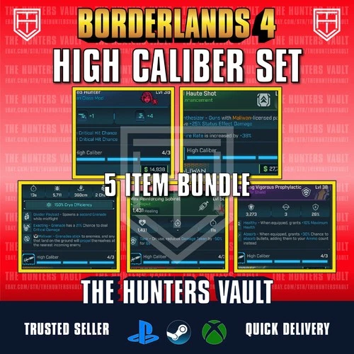 Borderlands 4 • HIGH CALIBER Firmware Set • Item Bundle • BL4 • PC PS5 XBOX
