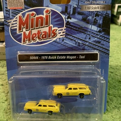 Mini Metals Classic Metal Works N Scale 1976 Buick Estate Wagon taxi