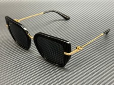 Image of DOLCE & GABBANA DG4474 501 87 Black Grey Women's 53 mm Sunglasses