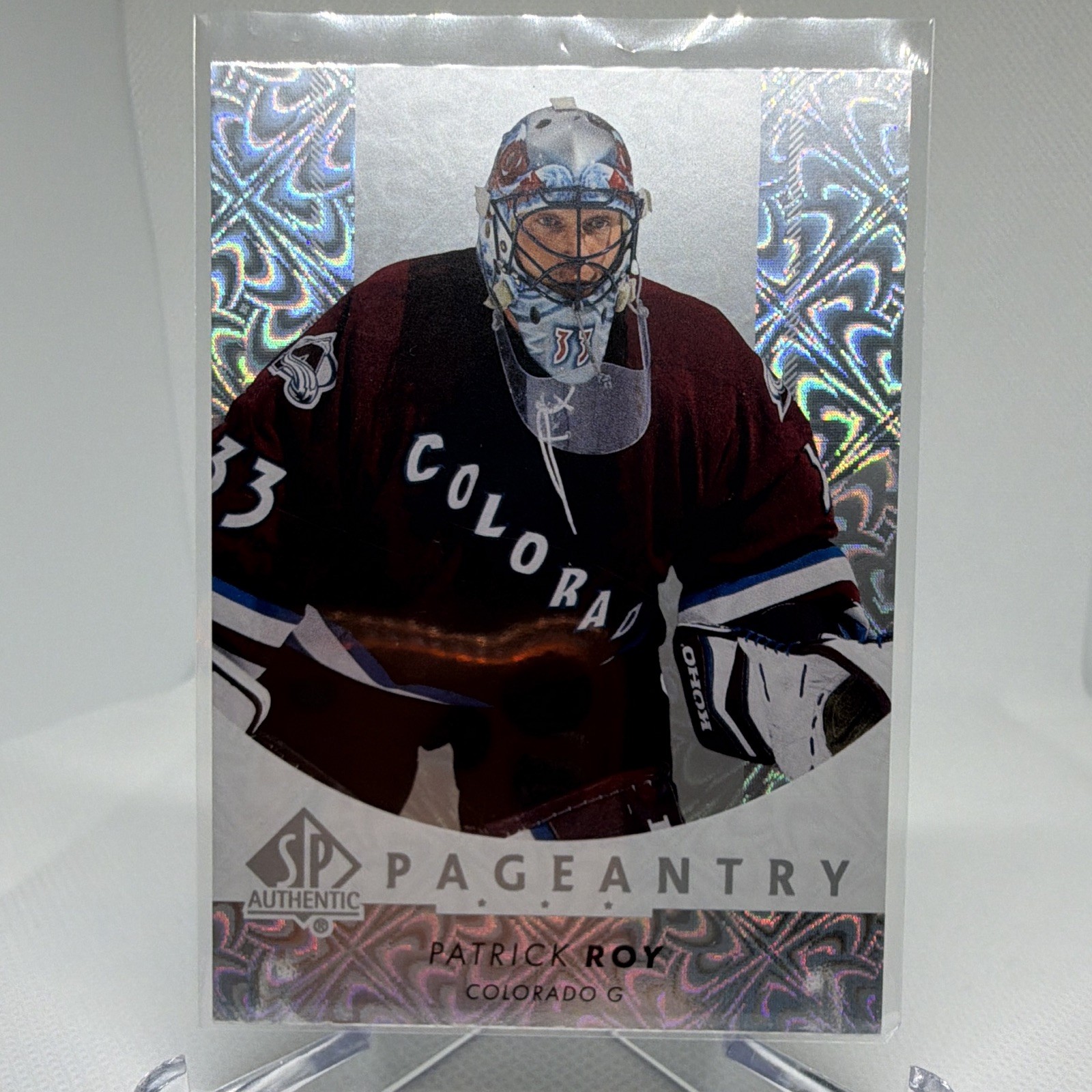 Upper Deck 2022-23 SP Authentic Pageantry Patrick Roy #P-58 Avalanche NHL