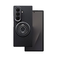 For Samsung Galaxy Z Fold 7 Luxury Aramid Carbon Fiber Case Magsafe Back Cover