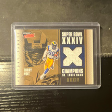Upper Deck 2000 Ultimate Victory Torry Holt Rams Super Bowl XXXIV Fabric #TH