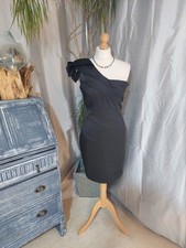 Lipsy elegant black satin Dress UK14 – Wedding/ Party/ Evening/ Formal