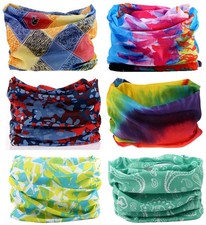Salome Idea Headwear, Bandana, Neck Gaiter Head Wrap Headband Large, 6pc-may