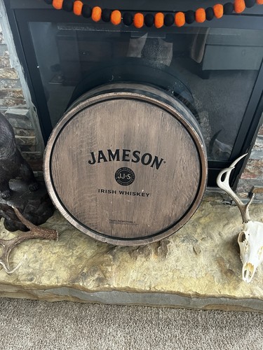 Jameson Irish Whisky Barrel Bar Sign.