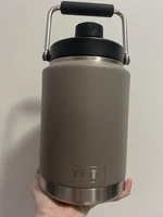YETI Rambler 1/2 Gallon Vacuum Insulated Stainless Steel Magcap Sharptail Taupe