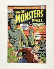 Where Monsters Dwell #24 (Marvel Comics 1973) Jack Kirby Bronze Age Horror