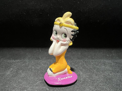 Enesco 2000 Betty Boop The Pink Heart - November Birthstone