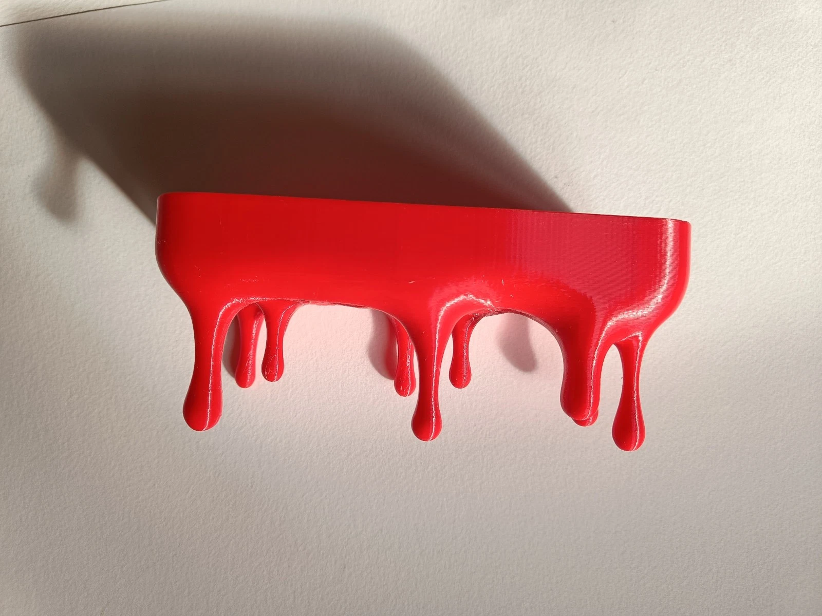 Red Drip Shelf Melting Wall Shelf BNWT Floating Pop Art Decor - All Seasons - 21