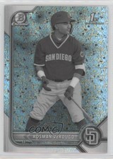 2022 Bowman Chrome Black & White Mini-Diamond Refractor Rosman Verdugo 0c2