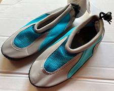 Badeschuhe Wasserschuhe Meer Schuhe Gr&ouml;&szlig;e 37 / blau / grau / Restposten Pal6aK1-