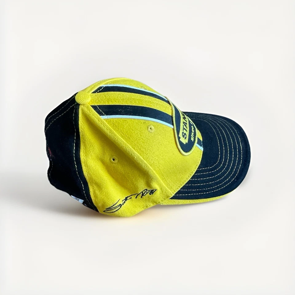 Gorra Scott Riggs Stanley Tools Valvoline Racing #10 #19 #9 para hombre NASCAR amarilla. Foto 2 de 4