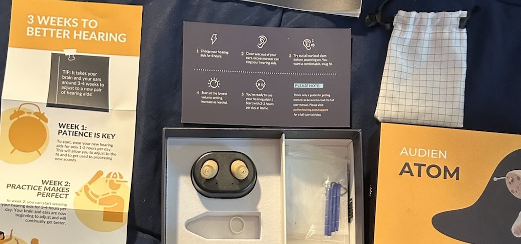 Audien Atom  Rechargeable OTC Hearing