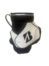 Bridgestone Den Caddy White/Black/Silver, 9"x15.5" 2026 Mini Display Bag NEW
