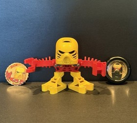 2001 McDonalds Lego Bionicle TOHUNGA - Toa Matoran Set with 6 Discs Complete