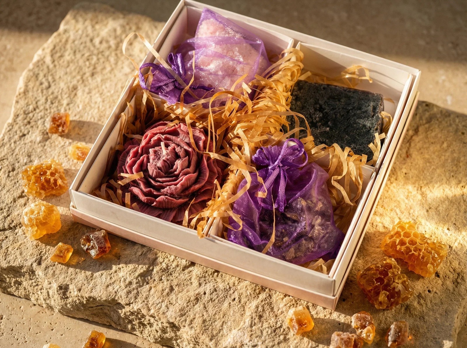 Coffret Cacao & Sauge Rituel d'Ancrage Sacré pour Méditation et Bien-Être à la Maison