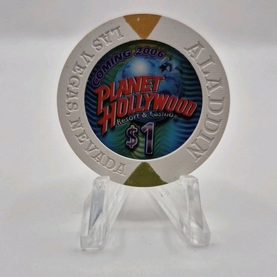 Aladdin Resort Casino Las Vegas Nevada 2005 $1 Casino Chip E4400
