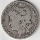1893-O MORGAN SILVER DOLLAR VG