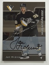 2000 In the Game #23 Jan Hrdina Signature Series Auto AR103