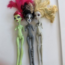 Lot Monster High laguna, purrsephone, Venus McFlytrap OOAK Custom Parts