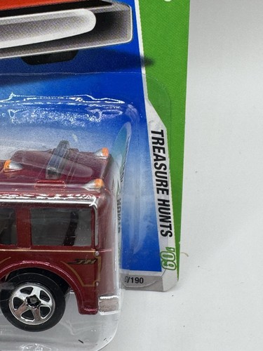 Hot Wheels Variedad Juego de 3 Coches de Caza del Tesoro y Camión de Bomberos - Coches Diecast - Imagen 9 de 15