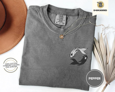 #ad #ad ATLA Moon Spirits Embroidered T Shirt Northern Water Tribe Koi Fish Tee $41.99